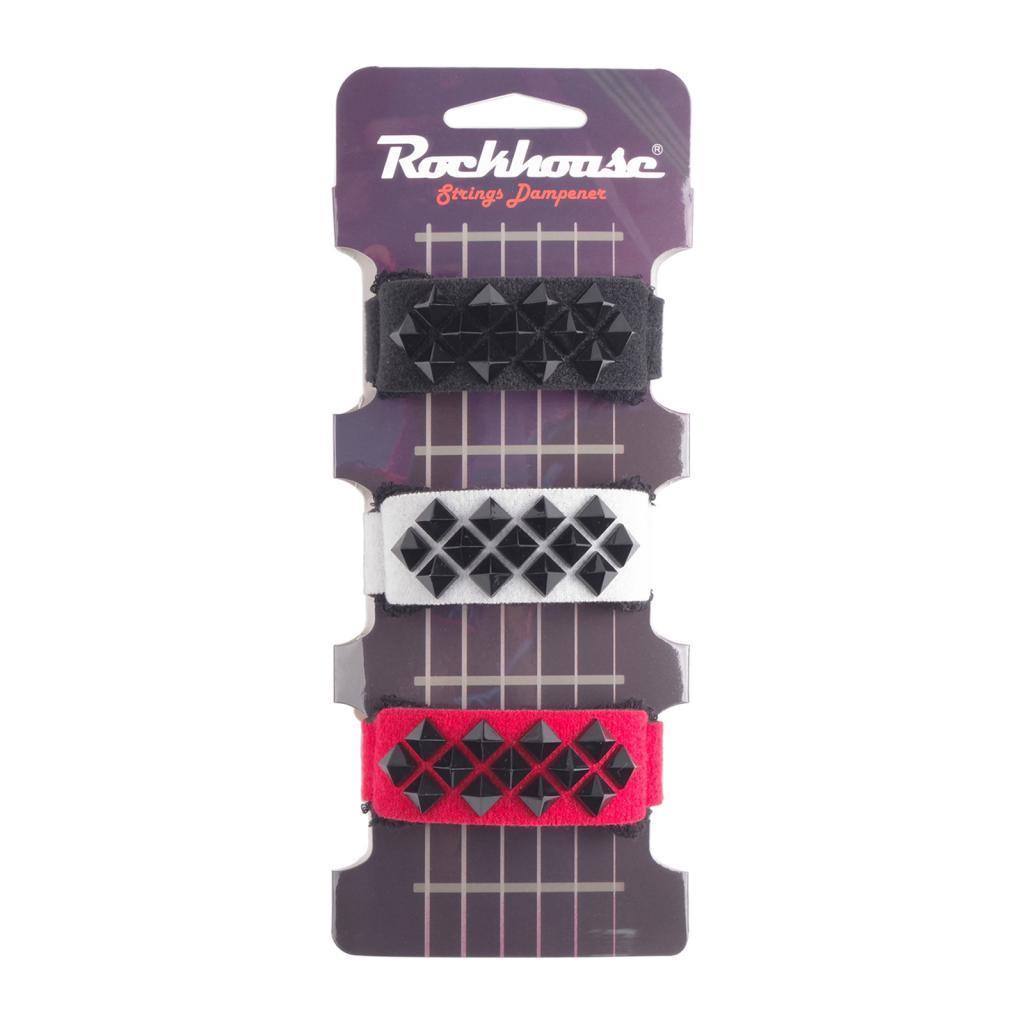 Lusicbase-TH Generic Bass String Dampener Bass อุปกรณ์กีตาร์ hydrener Mute 3 แพ็คไฟฟ้า Muter Fret Wr