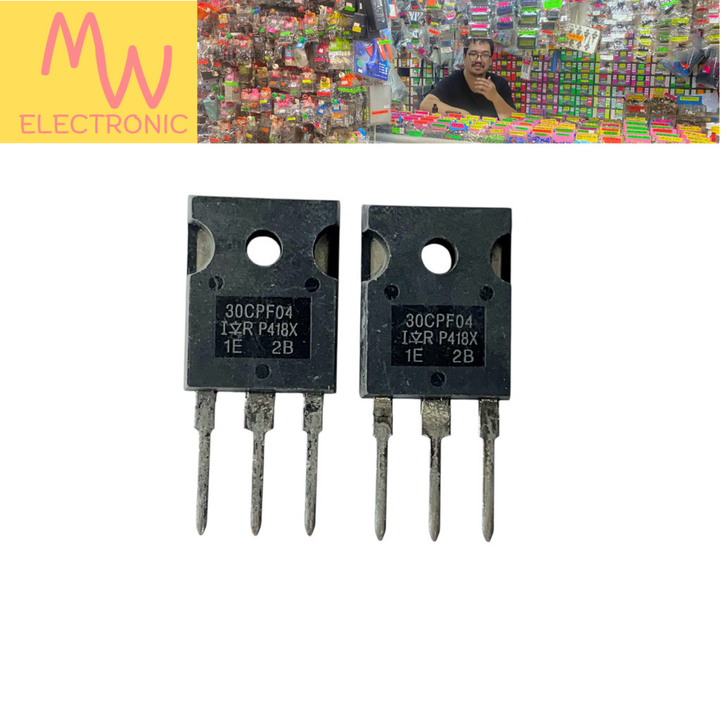 Diode 30COF04 (ราคาต่อ 1ชิ้น) Fast Diode 30A 400V TO-247 3ขา มีสินค้าพร้อมส่งในไทย