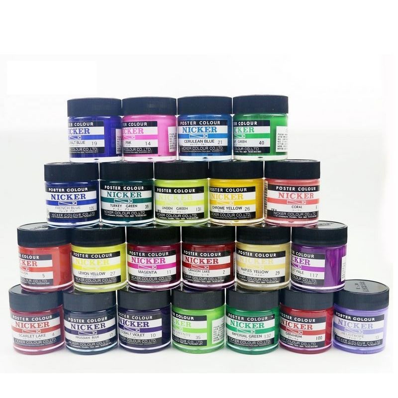 Japan Japan nicker nicker Gouache/สี-วัสดุ Hayao Miyazaki 24 สี 36 สีขวดเดียว/เรืองแสงผงโลหะ-ปากกาสี