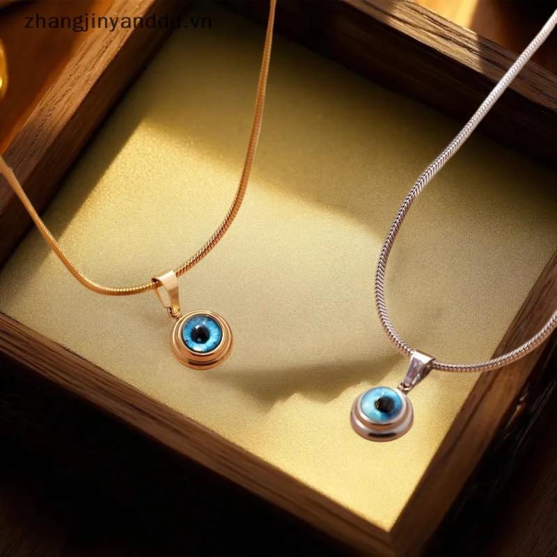 Yanddd Angel Eyes Clavicle Chain Evil Eye สร้อยคอสําหรับผู้ชายผู้หญิง Evil Eye Choker แฟชั่นเครื่องป