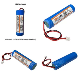 18650 ถ่านชาร์จ/ถ่านแพ็ค 18650 3.7VDC 2600mAh/5200mAh/7800mAh แบตเตอรี่ RECHARGER Li-ion Battery 18650 ถ่านลิเธียม DC...