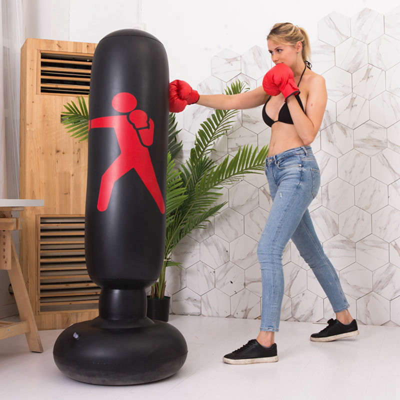MoneycInflatable Punching Bag,ผู้ใหญ่หนาPVC Fitness Punching Bag,น้ํา-Filled Bag,Roly-Poly Punching 