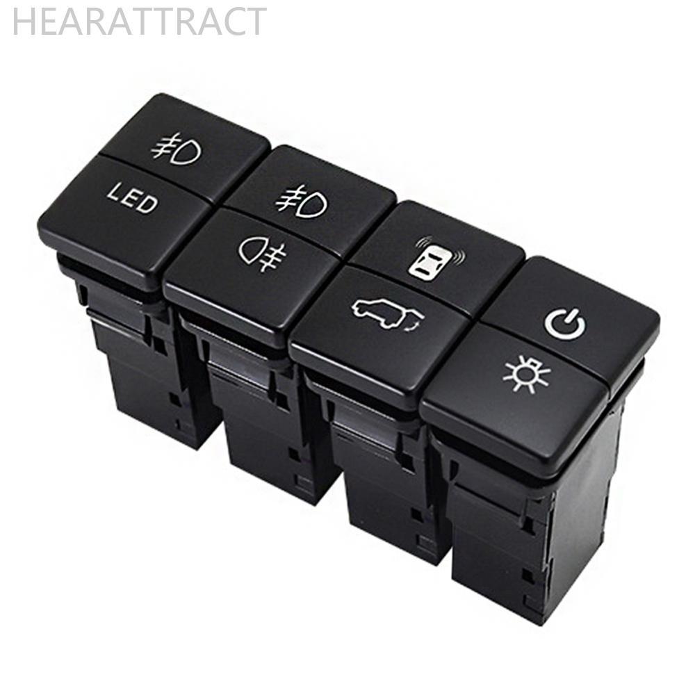 HEARATTRACT 1 PC Dual Keys Switch Dual Switch Fog Light Daytime Running Light DRL ปุ่มสวิทช์สําหรับ 