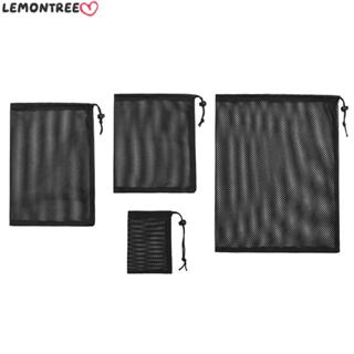LEMONTREE Mesh Drawstring Bag ทนทานอเนกประสงค์ Home Stuff Sa…