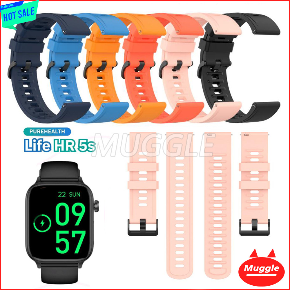 สาย PH life HR5S PH life HR5 สายนาฬิกาซิลิโคนสําหรับ PureHealth Life Hr6 nano PH life HR5S PureHealt