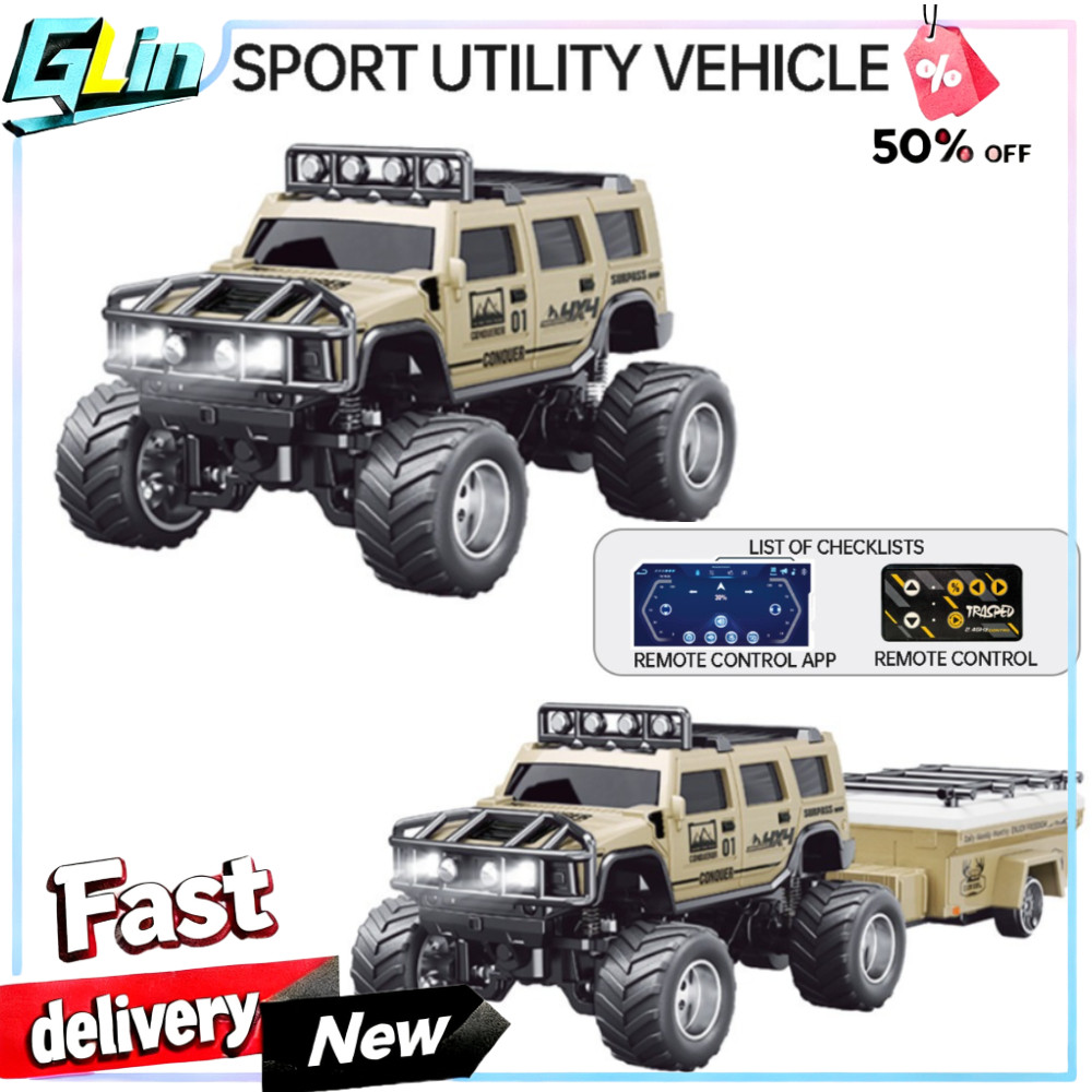 หล่อ 1:64 อาร์ซี รถออฟโรด-โลหะผสมขนาดรถรุ่นของเล่นเครื่องประดับของขวัญของที่ระลึกสําหรับนักสะสม