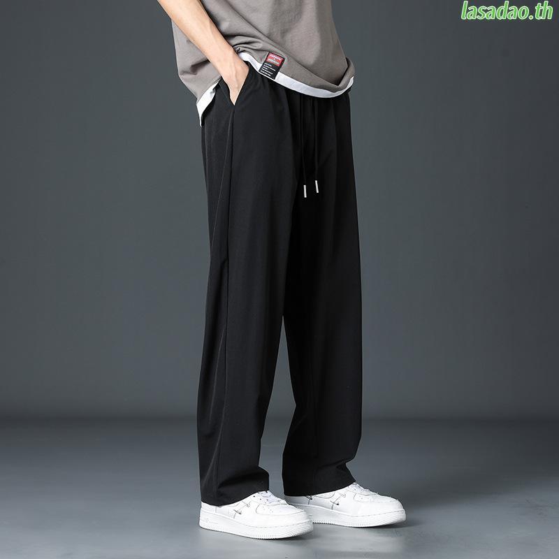 AIRWELL กางเกงติดแอร์ รุ่น FLOW ผ้าPolyester x Spandex กางเกงทรงกระบอก ผ้านุ่มลื่นใส่สบาย ใส่ได้ทั้ง