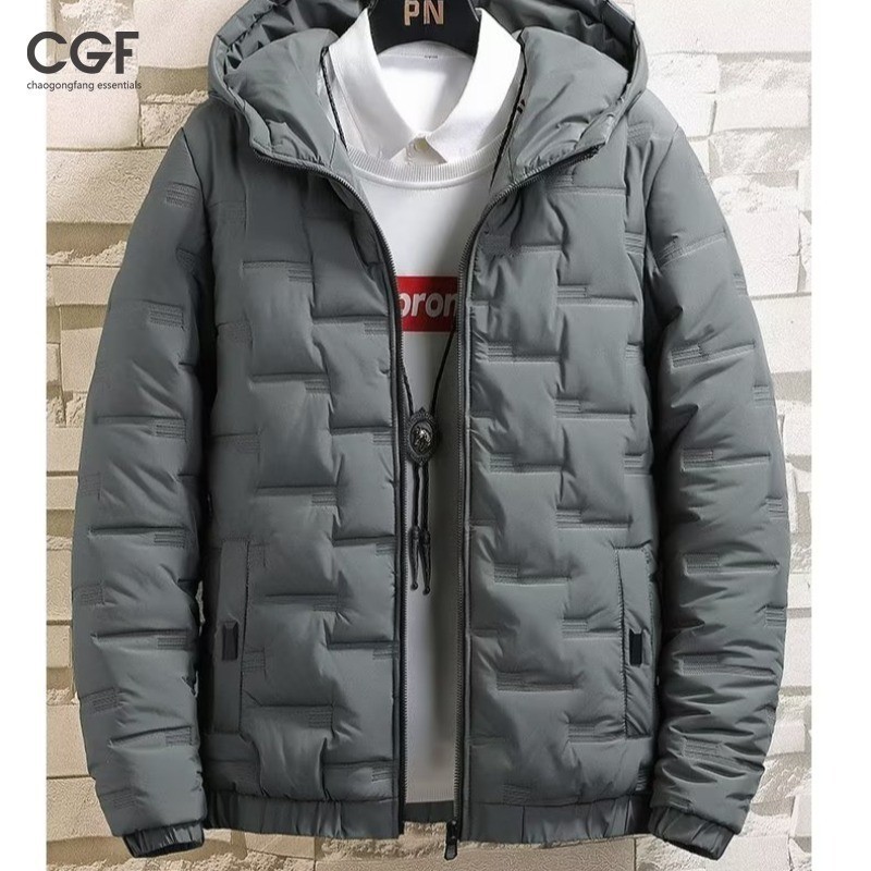 SEACHENIC เสื้อแจ็คเก็ตผ้าขนแกะสำหรับผู้ชาย มีฮู้ด สีดำ ออกแบบมาให้อบอุ่นในฤดูหนาว — صورة 3
