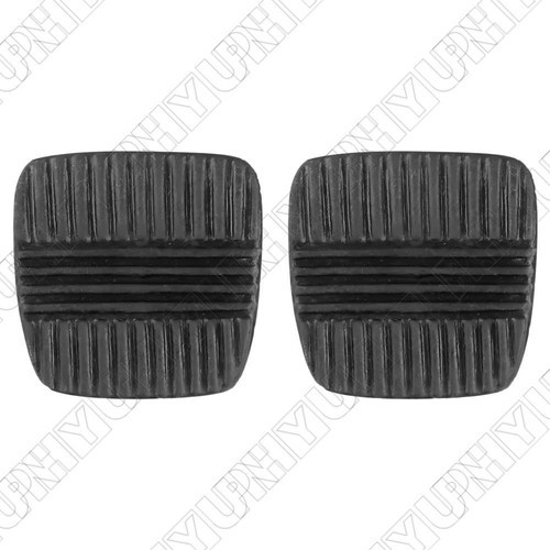 2Pcs Car Brake Clutch Pedal Pads Cover Black For Nissan Patrol MQ GQ 49751-NI010