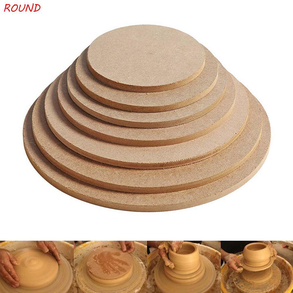 ROUND density board Pallet Drying Board Ceramic Wood Fiber Circular Turntable แผ่นอบแห้ง