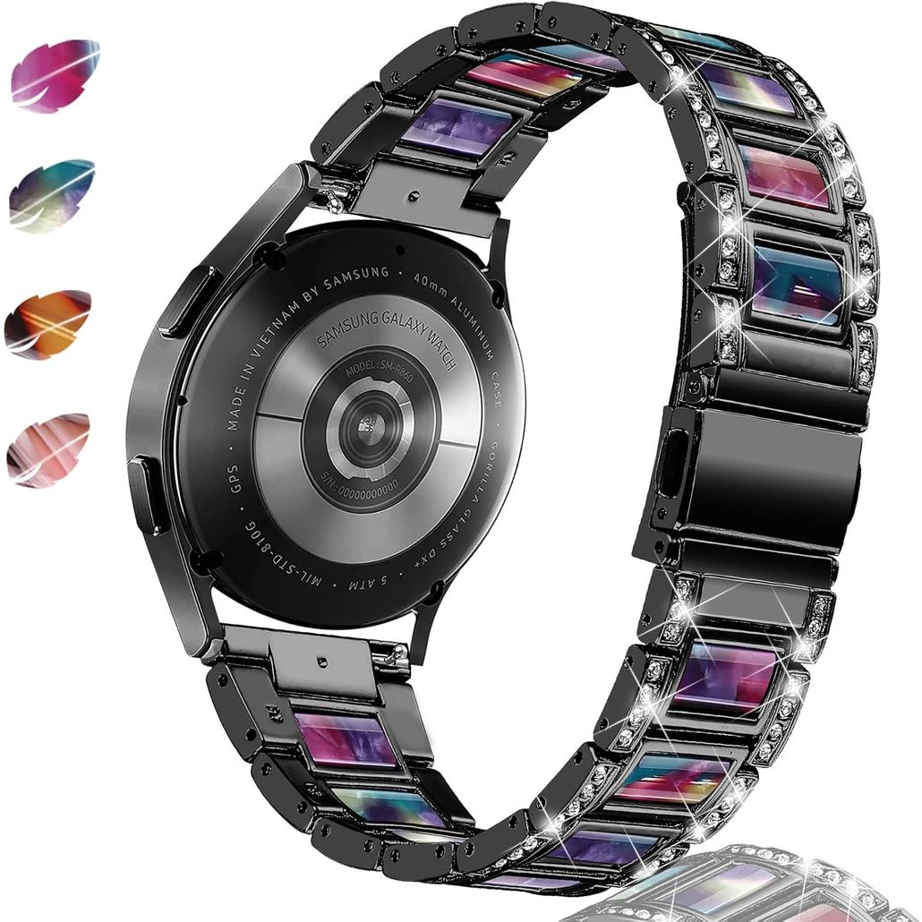 NINKI Sparkling Band Compatible Samsung Galaxy Watch 7/6/5/4 FE 40mm 44mm Classic 43mm 47mm/Classic 