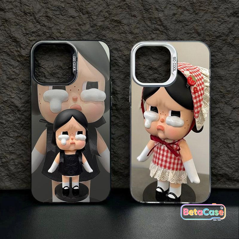 เคสโทรศัพท์มือถือเจ้าหญิงน่ารักร้องไห้เหมาะสำหรับ iPhone 17 17pro 16 16pro 11 11pro 15 15pro 14 13 12 XR X XSMax 8 7plus