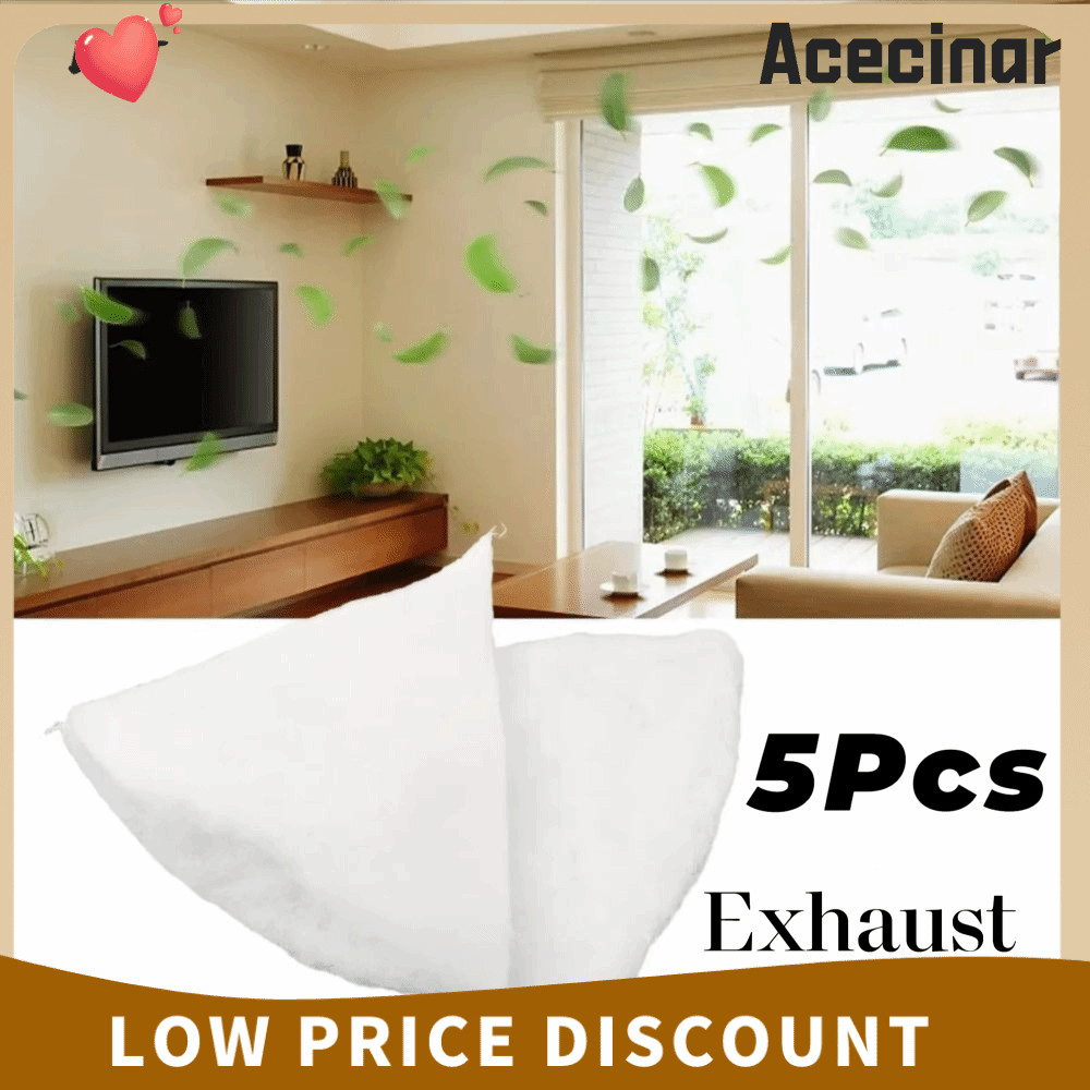 ACECINAR 5 ชิ้นกรวยกรอง,กรวยยุโรปไอเสียกรองอากาศ,ผ้าฝ้ายทางเลือกใช้งานร่วมกับกรองอากาศฟองน้ําสําหรับ