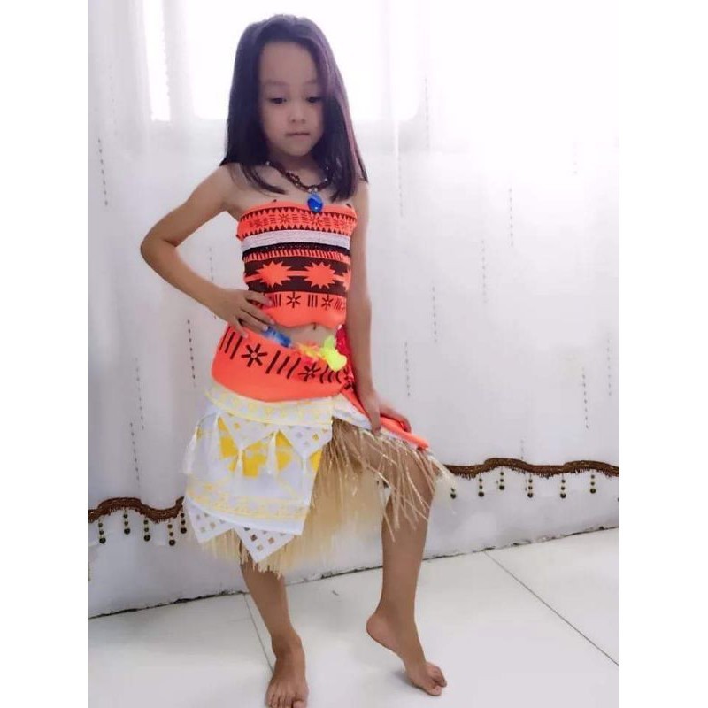[TYT]เครื่องแต่งกาย Moana, คอสเพลย์ Moana, ปาร์ตี้เครื่องแต่งกาย, ชุดสวย ๆ สำหรับเด็กผู้หญิง