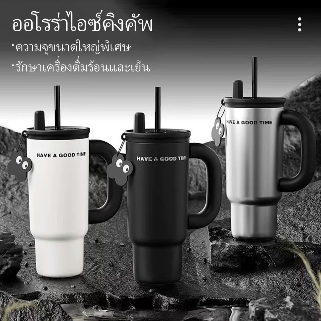 มูลค่าสูง สแตนเลส ขวดน้ําฉนวน ความจุขนาดใหญ่ ถ้วยเก็บความร้อนแบบพกพา ฉนวนสูญญากาศ ป้องกันการรั่ว น้ําหนักเบา สําหรับกีฬากลางแจ้ง เดินทาง ยิมใช้