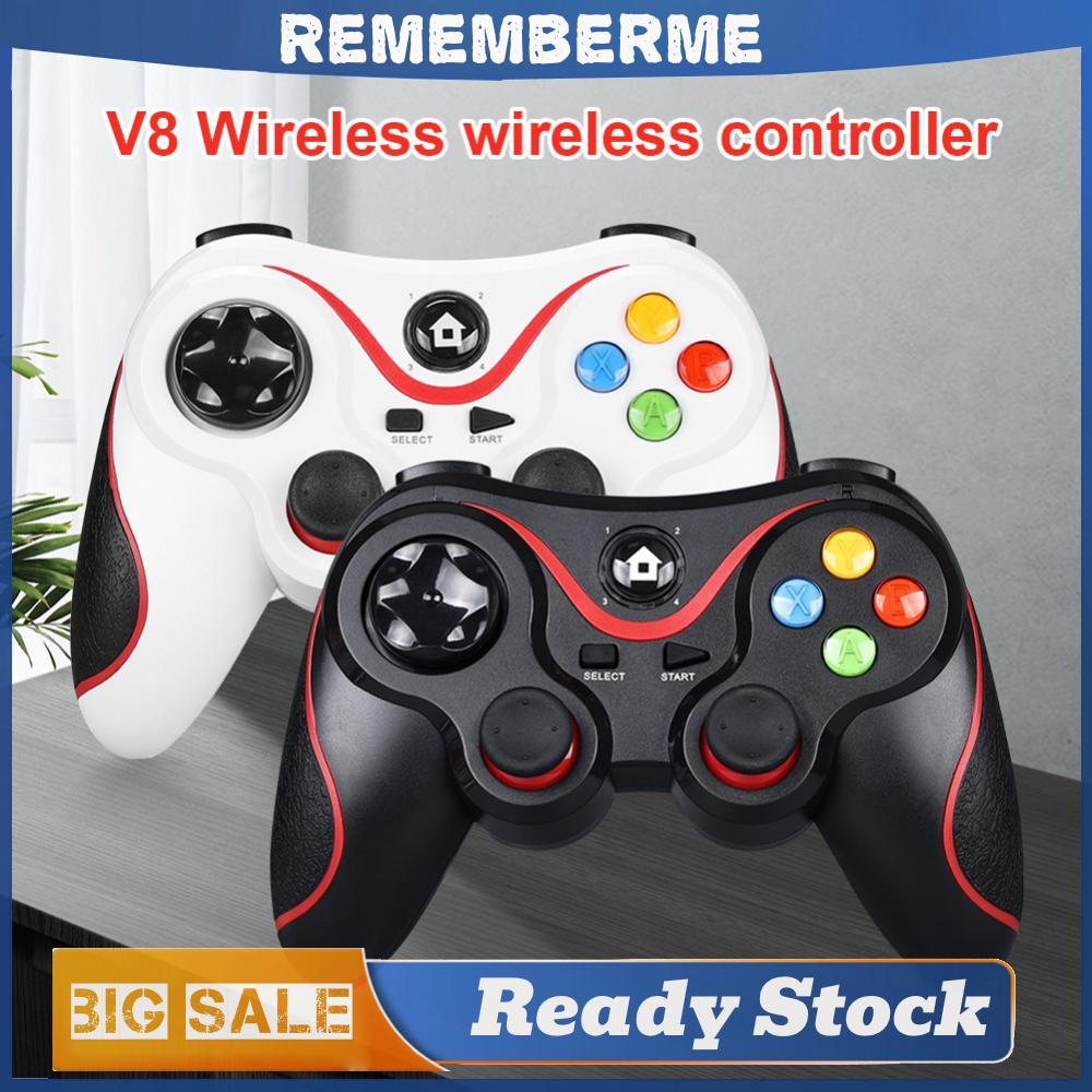 V8 2.4G คอนโทรลเลอร์เกมไร้สายสําหรับ Android/iOS/PC/PS3/สวิตช์/โทรศัพท์มือถือ