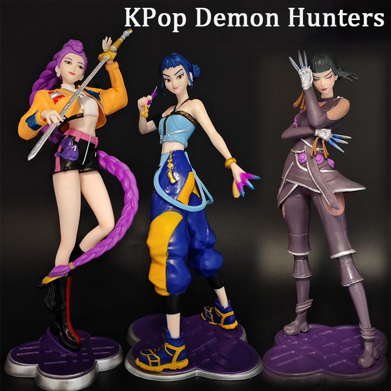 Rumi KPop Demon Hunters Action Figure Collection Zoey ชุดเครื่องประดับของขวัญ