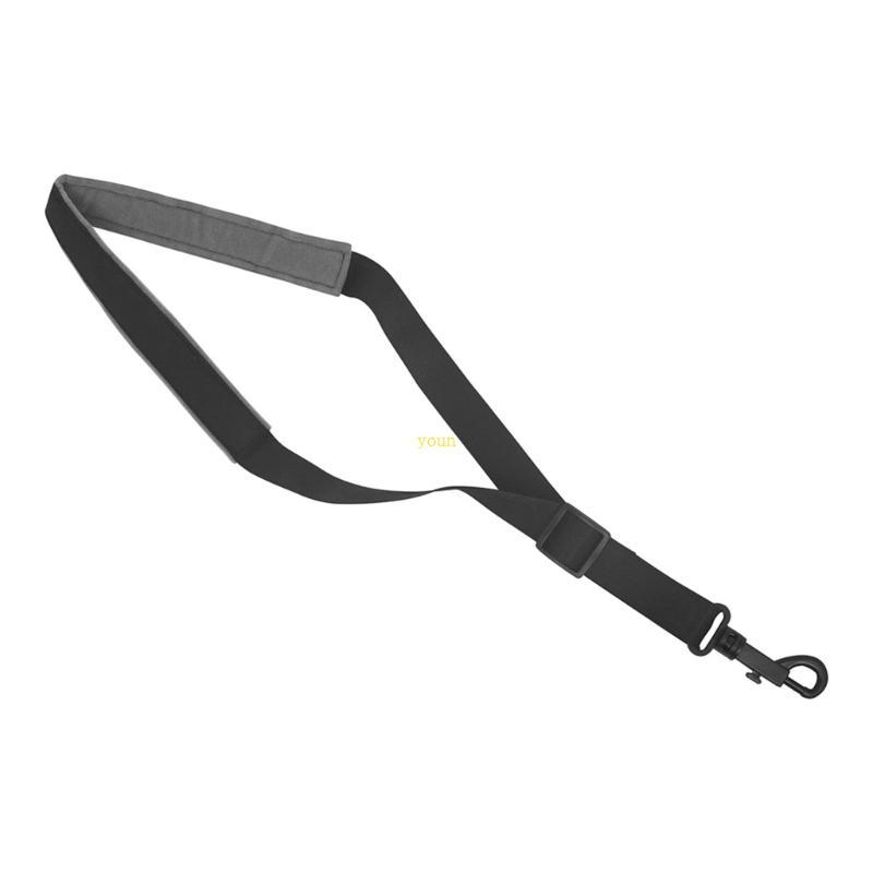 Youn แซ็กโซโฟนสายแซ็กโซโฟนสายคล้องคอนุ่มเบาะ Sax เข็มขัดเหมาะสําหรับ Alto Tenors Soprano Clarinet Ob