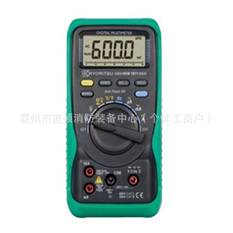 Kyoritsu KEW1011 มัลติมิเตอร์แบบดิจิตอล ข้อมูลจําเพาะมาตรฐาน ช่างไฟฟ้า มิเตอร์ไฟฟ้า มัลติมิเตอร์ DFB