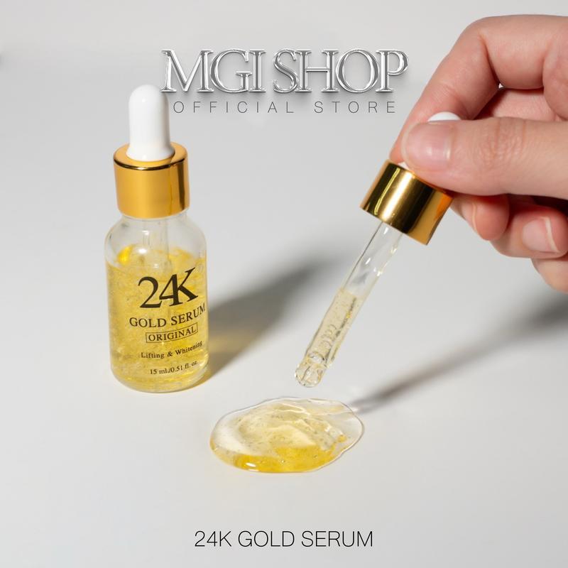 【SiamGlow SELLER】MGI shop : เซรั่มทองคำ 24k จำนวน 1 ขวด