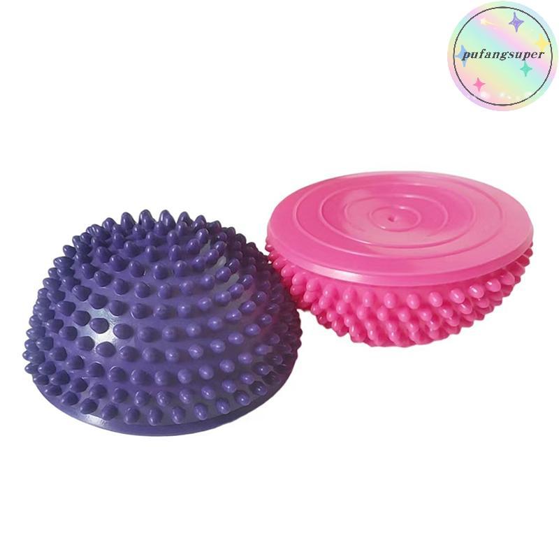 Pufangsuper Inflatable Half-Ball นวด Balance Training Ball Tactile Ball Fitness Ball Non-Slip Core T