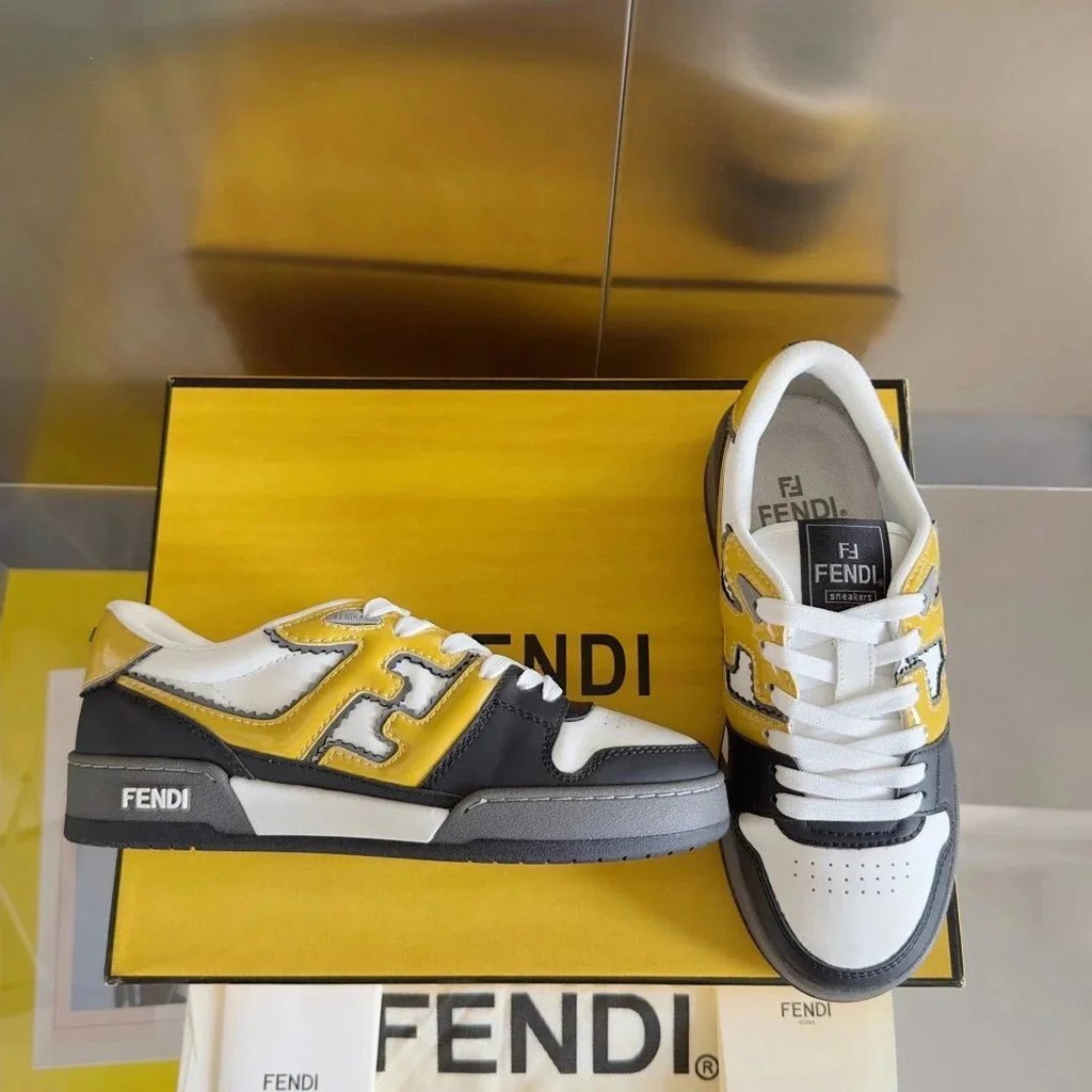 FEN FEN FEN Little Monster 2025 ใหม่รองเท้าลําลองผู้ชายกีฬารองเท้าผ้าใบ Cowhide แฟชั่นรองเท้าผู้ชายร