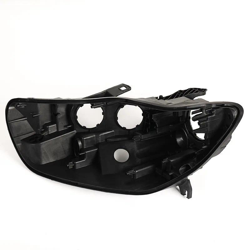 คู่สําหรับ Audi A6L C7 PA matrix/LED/xenon 2016--2018 ไฟหน้ารถฐานสีดําด้านล่าง shell ไฟหน้าซ่อม