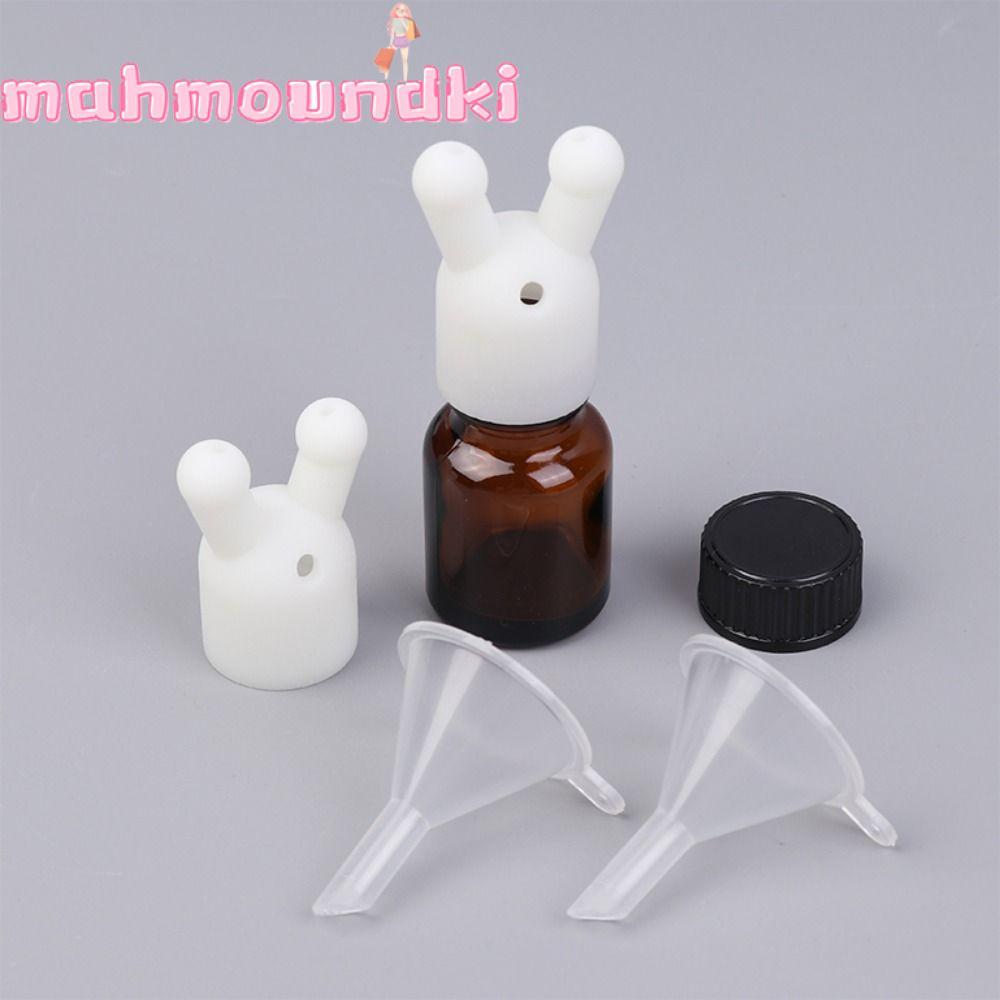 MAHMOUNDKI น้ํามันหอมระเหย Inhaler Cap, Leakproof Double Hole น้ําหอม Inhaler, พลาสติก Mini Dispense