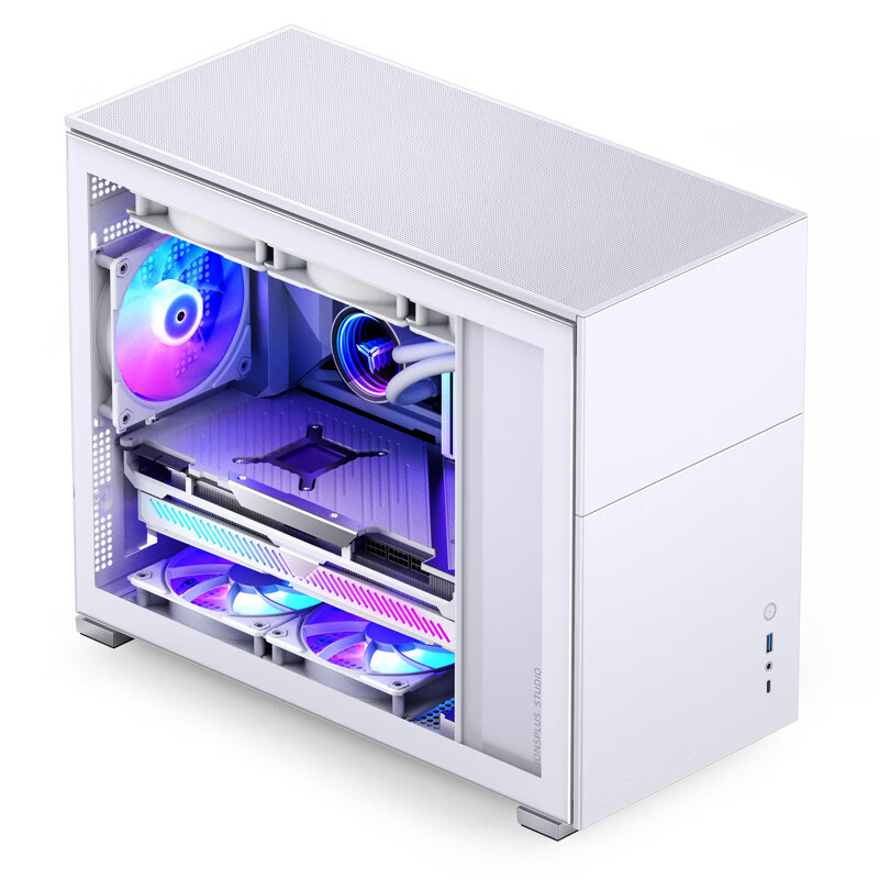 [ข้อเสนอพิเศษมาใหม่] JONSBO (JONSBO) Pine Cone D31 Standard Version White MATX Chassis (Dual 360 Coo