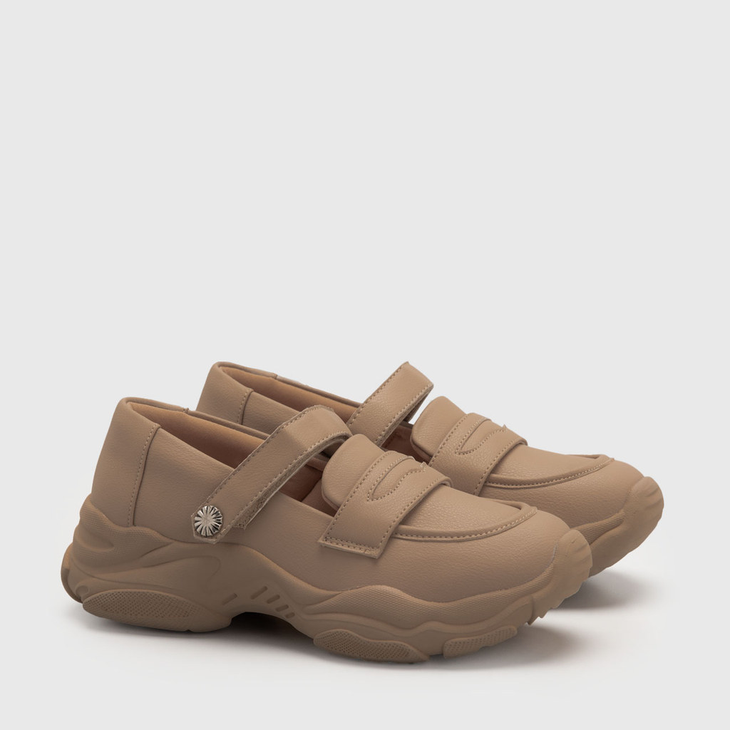 โครงการที่น่ารัก - Tysana Loafer Nude - รองเท้าผู้หญิง