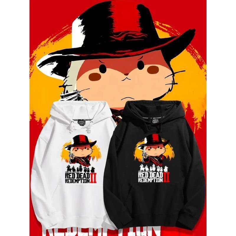 Little John Sweat Hamster Wilderness Big Dart Guest Linkage Liao Ke เกมเหงื่อสินค้า cos เสื้อกันหนาว