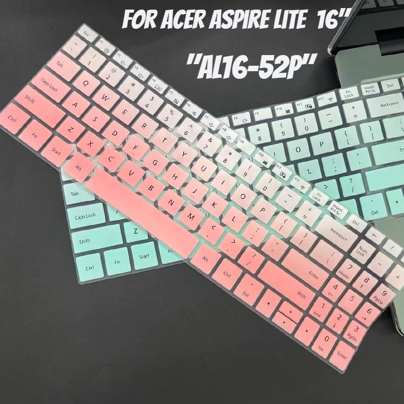 แป้นพิมพ์สําหรับ Acer Aspire Lite 16 AL16-52P-59PP แล็ปท็อป 16 นิ้วซิลิโคนอ่อนนุ่มล้างทําความสะอาดได