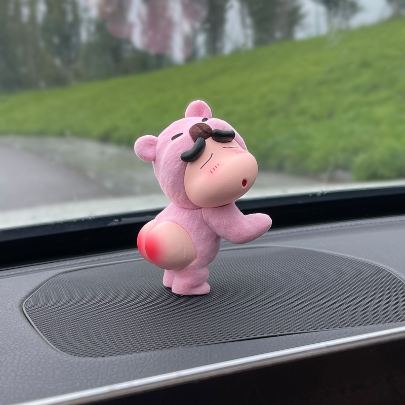 จัดส่งจากประเทศไทย  Flocking Crayon Shin chan คอสเพลย์ Capybara หมีอะนิเมะรูป COD สต็อกรูปตุ๊กตาของเล่นสําหรับของขวัญเด็กคอลเลกชันจี้รถเครื่องประดับตกแต่งเค้กบ้าน ราคา ถูกที่สุด ดีลบีเคเค แกลเลอรีภาพที่ 8