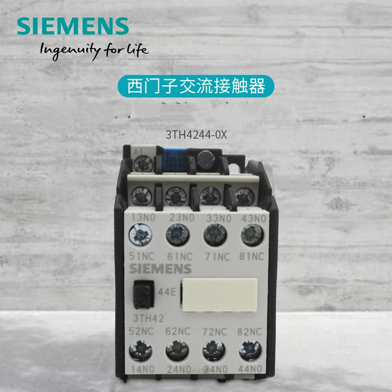 Siemens 3TH42 รีเลย์ชนิดคอนแทคเตอร์ 3TH42 44-0X 44E 3TH4244-0XM0 110V