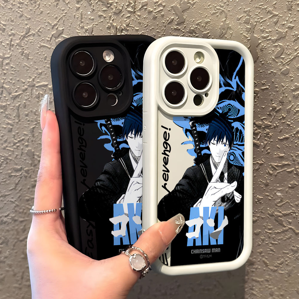 Anime Chainsaw Man Hayawa Aki Casing สําหรับ Samsung Galaxy S25 S24 S23 S22 S21 Ultra S20 FE Plus M54 Note20 5G Soft Cases TPU Cover - รูปที่ 7