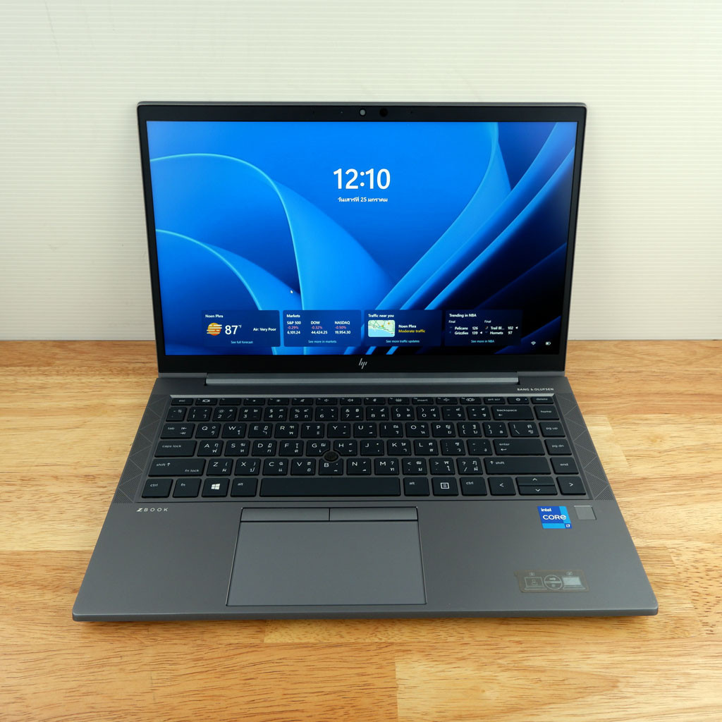 HP Zbook Firefly 14 G8  CPU i7 gne Mobile WorkStation (SmartCard reader, SIM card) ใช้งานได้ปกติ สภา