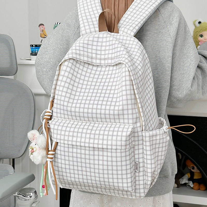 กระเป๋าเป้สะพายหลังสำหรับนักเรียนมัธยมต้นและนักศึกษามหาวิทยาลัยปี 2025 สไตล์ใหม่ ขนาดกระทัดรัด - รูปที่ 2