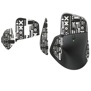 จับเมาส์สําหรับ Logitechs MX Master 4 เมาส์ไร้สายตามหลักสรีรศาสตร์ผิว Anti-Slip Gaming ด้านข้างฟิล์มยืดหยุ่นกลั่นเหงื่อแผ่น Protector น้ําหนักเบาเป็นพิเศษ