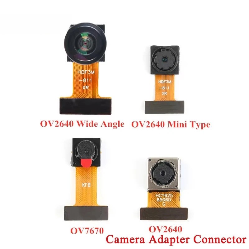 Mini OV7670 OV2640 OV5640-AF กล้องโมดูล CMOS ภาพเซ็นเซอร์ ESP32-CAM 2 ล้าน 500W พิกเซลมุมกว้าง Monit