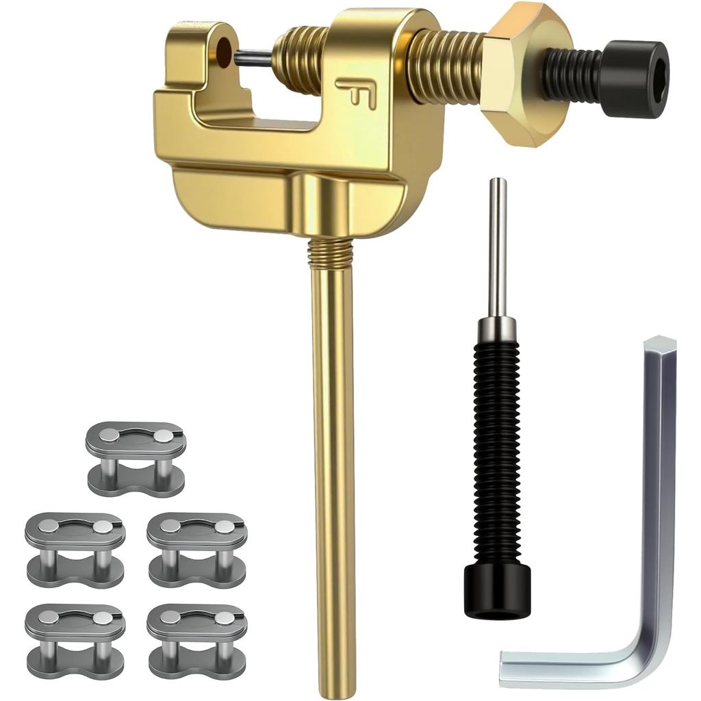 06B 06C 35 Chain Breaker Tool Motorcycle Chain Breaker Replacement for #35 T8F Roller Chain Mini Bik