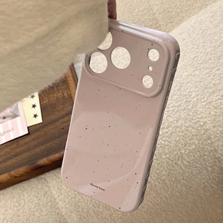 Minimalist ink dot สีตัดกันตาหมากรุกสามมิติขาตั้งเคสโทรศัพท์ป้องกันเหมาะสําหรับ TPU สําหรับ iPhone12 13 14 15 16 17Pro Max