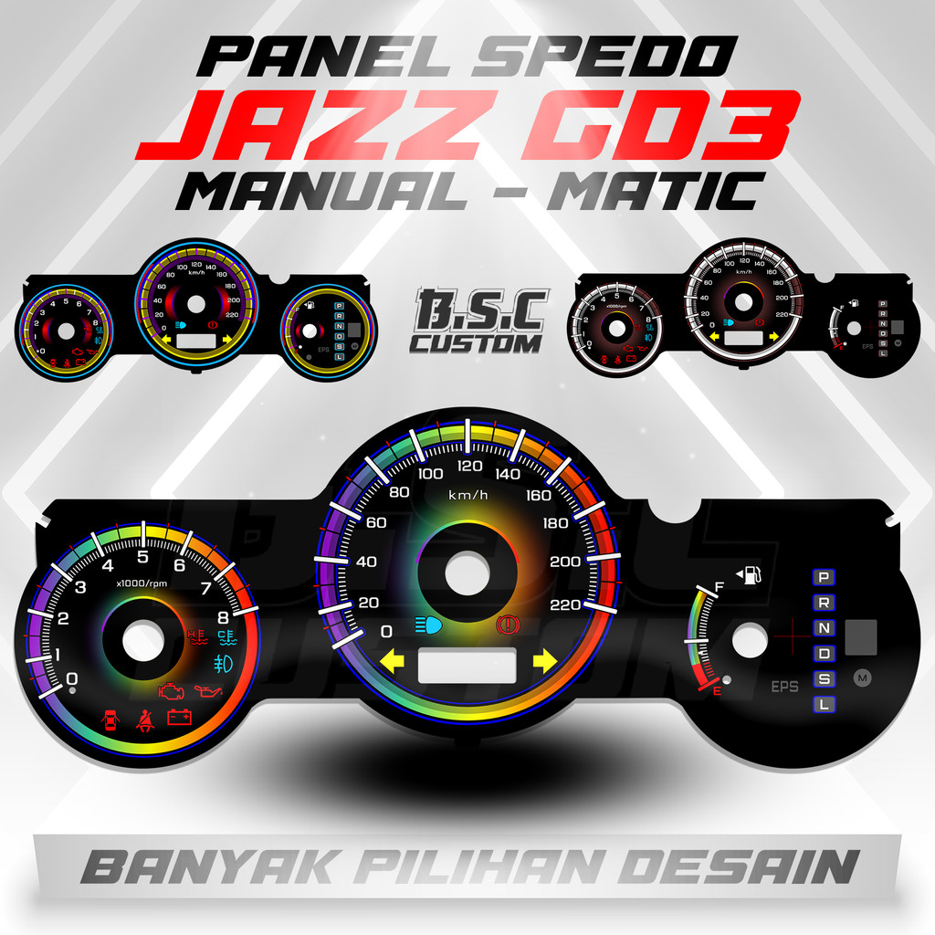 บอร์ดจ่ายรถยนต์สามารถปรับแต่ง SPEEDOMETER แผง SPIDO BOARD HONDA JAZZ GD3 JAZ GD 3 คณิตศาสตร์