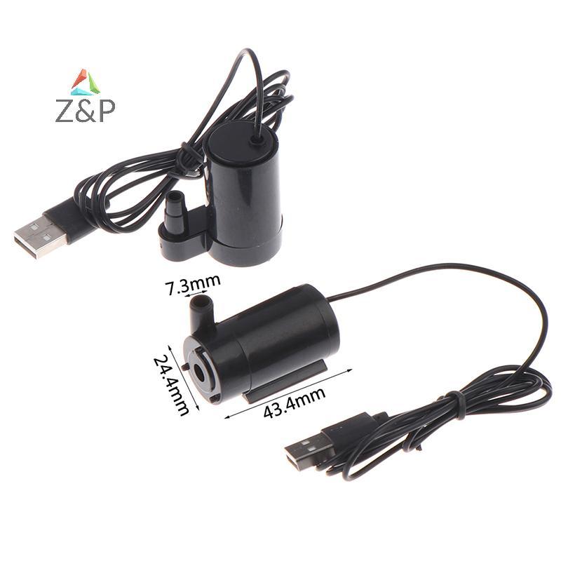 Z&P DC5V USB Low Noise Brushless Motor Pump 3L/ Micro Submersible Water Pump COD