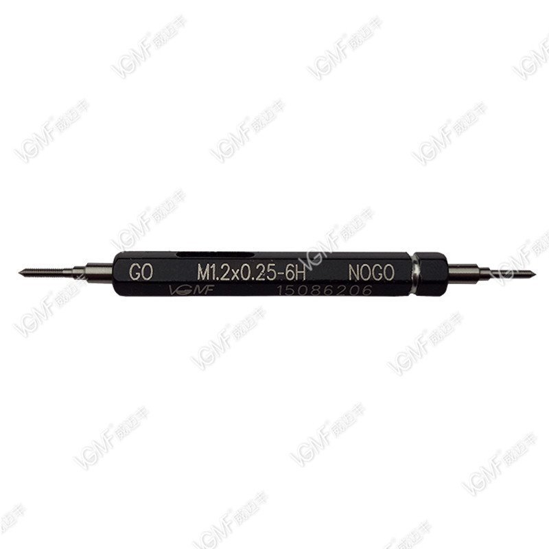 ด้าย 0.25 Pass Stop Gauge Weimai Feng Plug Gauge หัวแบน 6H * 0.25 M1.2 ด้าย M1.0 การตรวจสอบวัดฟัน * 