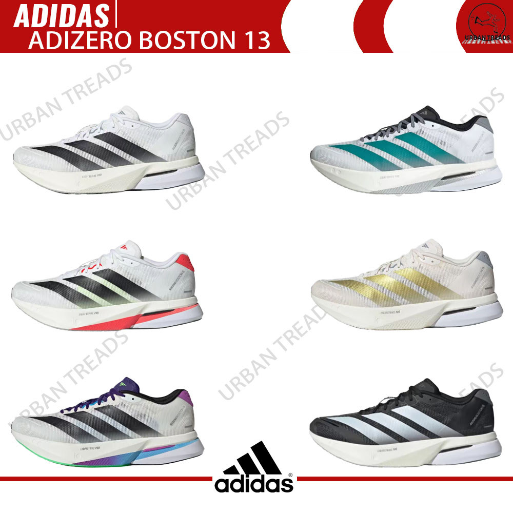 แท้/มีพร้อมส่ง+Preorder👉【ADIDAS Adizero Boston 13】รองเท้าวิ่งชายหญิง ออกกำลังกาย ฟิตเนส รุ่น - JS493