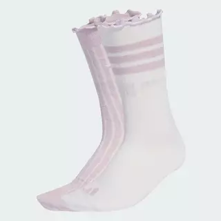 adidas ไลฟ์สไตล์ ถุงเท้า Glow (2 คู่) Unisex สีขาว KC9606