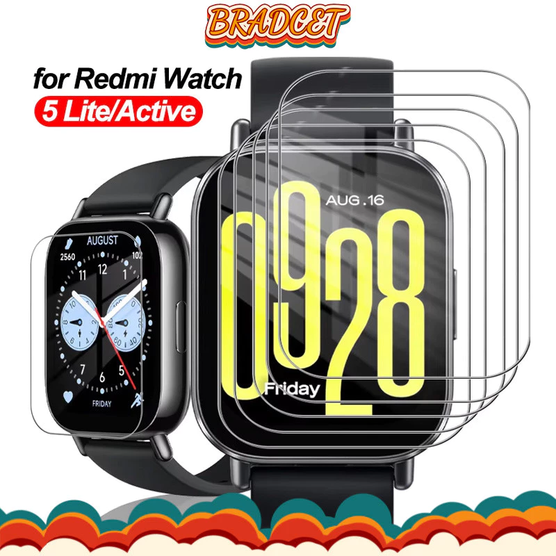 ฟิล์มกระจกนิรภัย for Redmi Watch 6 5 Active/Mi Watch 5 Lite อุปกรณ์ฟิล์มป้องกันหน้าจอ for Redmi Watch 5 Active Lite Film