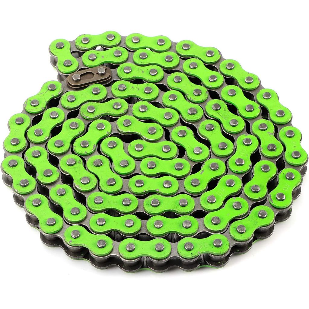 420 โซ่,เหล็ก Link Chain Standard Roller Chain สําหรับ 90CC 110CC 125CC 420‐106L รถจักรยานยนต์ ATV, 