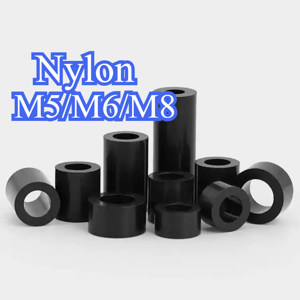 คอลัมน์แยก ABS สีดําผ่านคอลัมน์แขนไนลอน, คอลัมน์แยกฉนวน M5/M6/M8 THP-MB