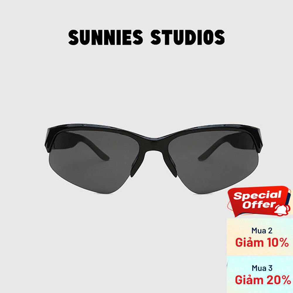 SUNNIES STUDIOS - แว่นกันแดด Browline Simone Ink Midnight - 60339RP-1